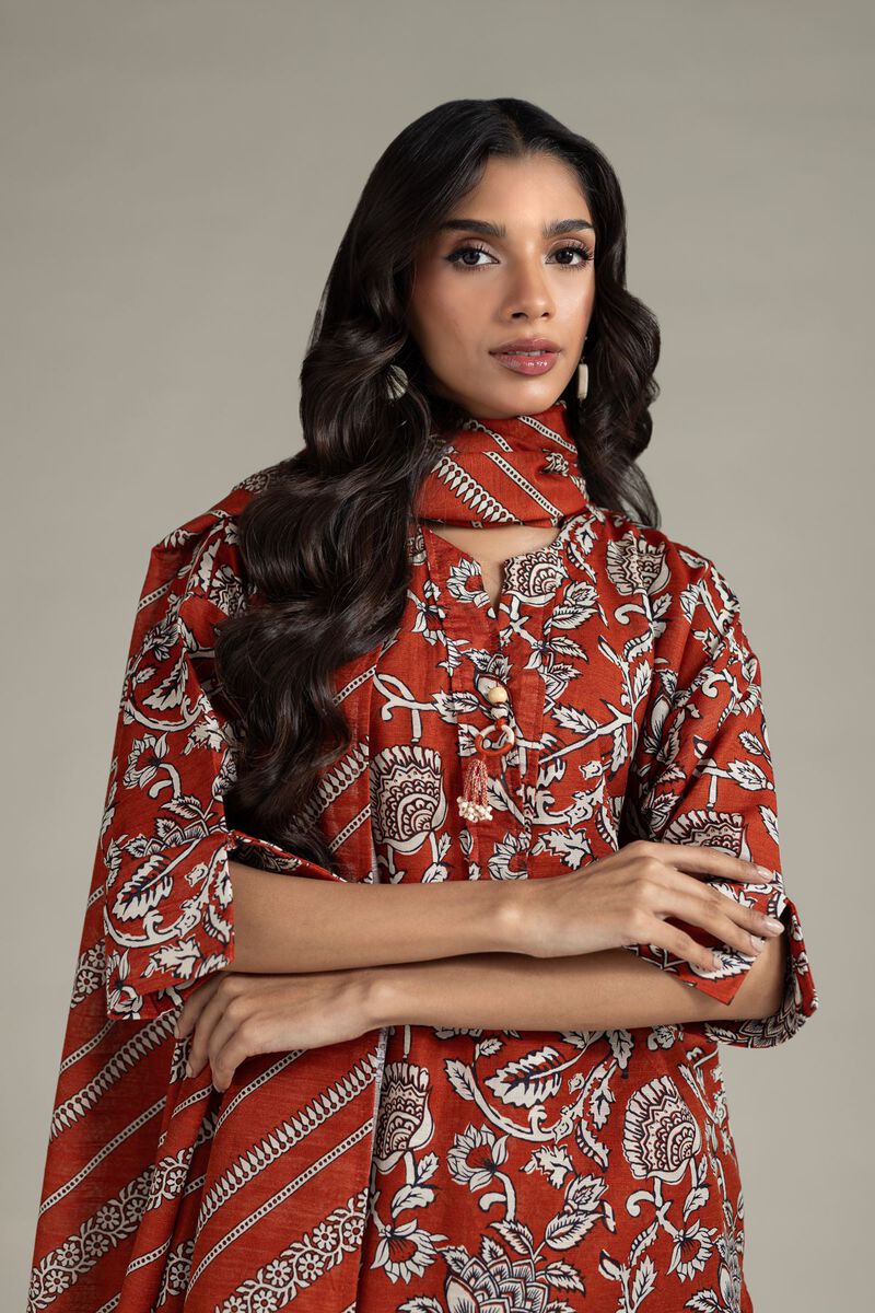 Printed | Textured Cotton | Dupatta | USD 8.50