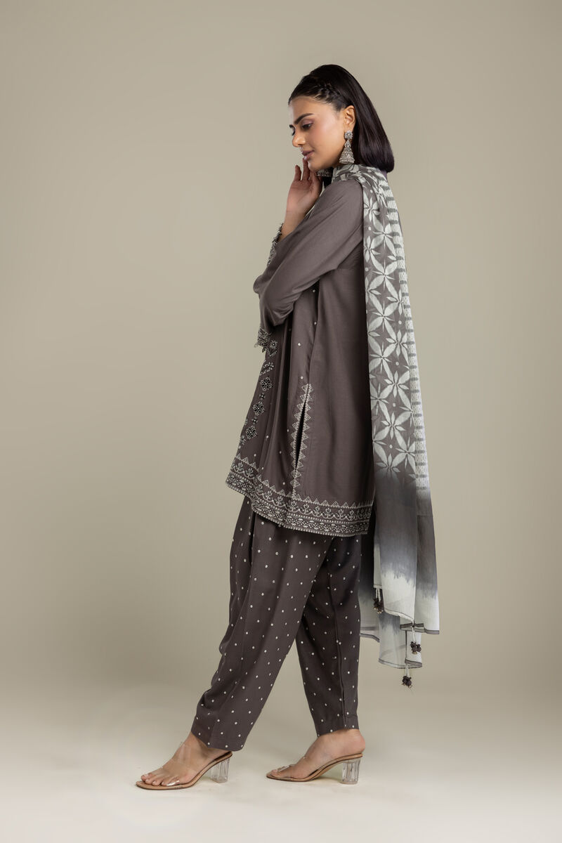 Embroidered | Raw Silk | 3 Piece Tailored | USD 105.00