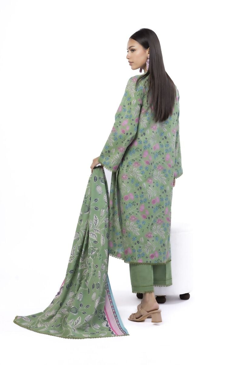 Printed | Khaddar | Tailored 3 Piece | USD 22.50