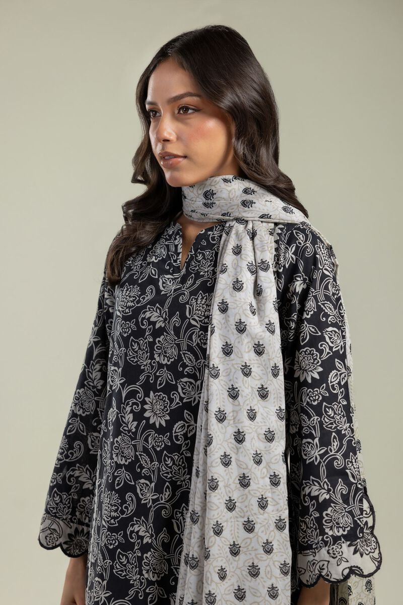 Printed | Lawn | Off-White Lawn Dupatta | USD 25.00