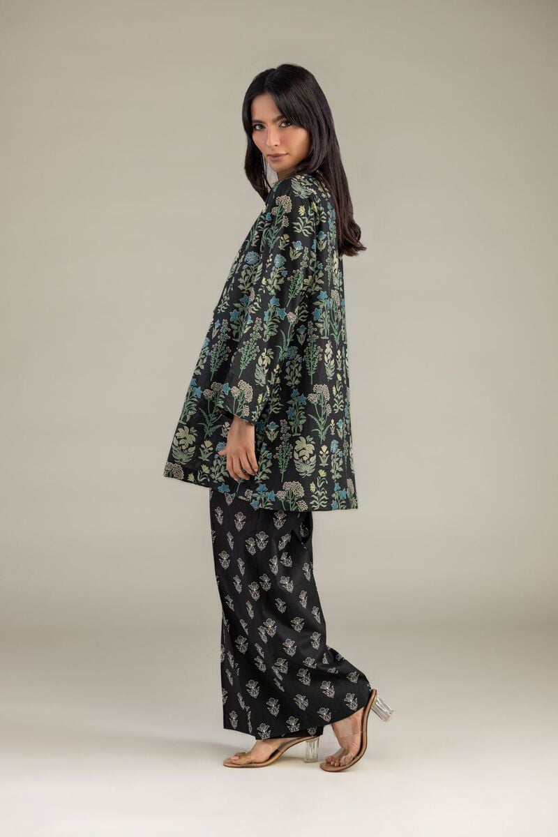 Printed | Cambric | Black Cambric Pants | USD 30.00