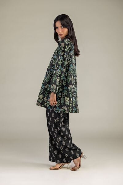 Printed | Cambric | Black Cambric Pants | USD 30.00