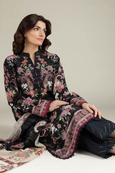 Printed | Mesuri Dobby | Tailored 3 Piece | USD 65.00