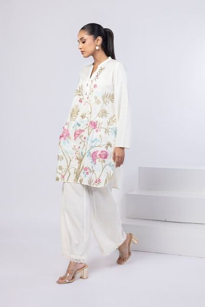 Dyed | Dull Raw Silk | Pants | USD 18.00