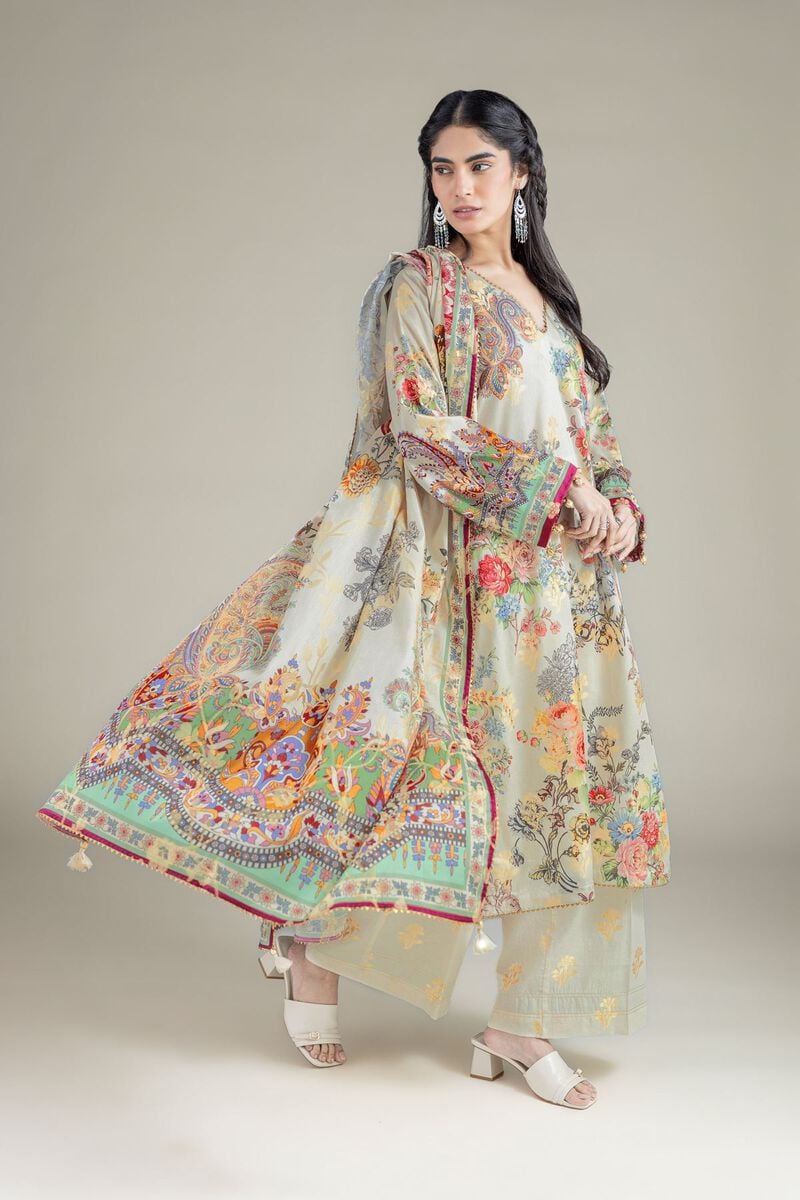 Printed | Jacquard | Tailored 3 Piece | USD 70.00