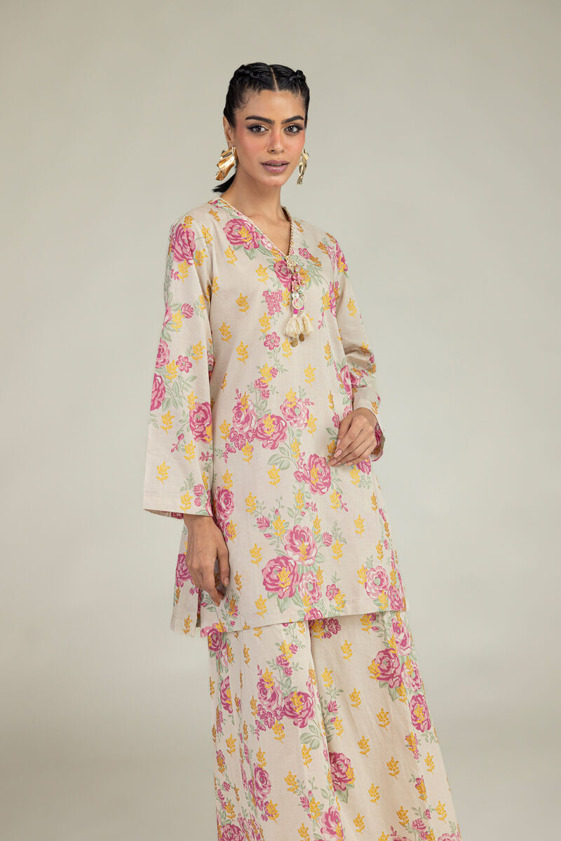 Printed | Cambric | Floral Cambric Kurta | USD 40.00