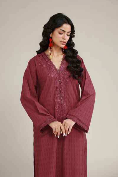 Embroidered | Dobby | Dobby Tailored Set | USD 55.00