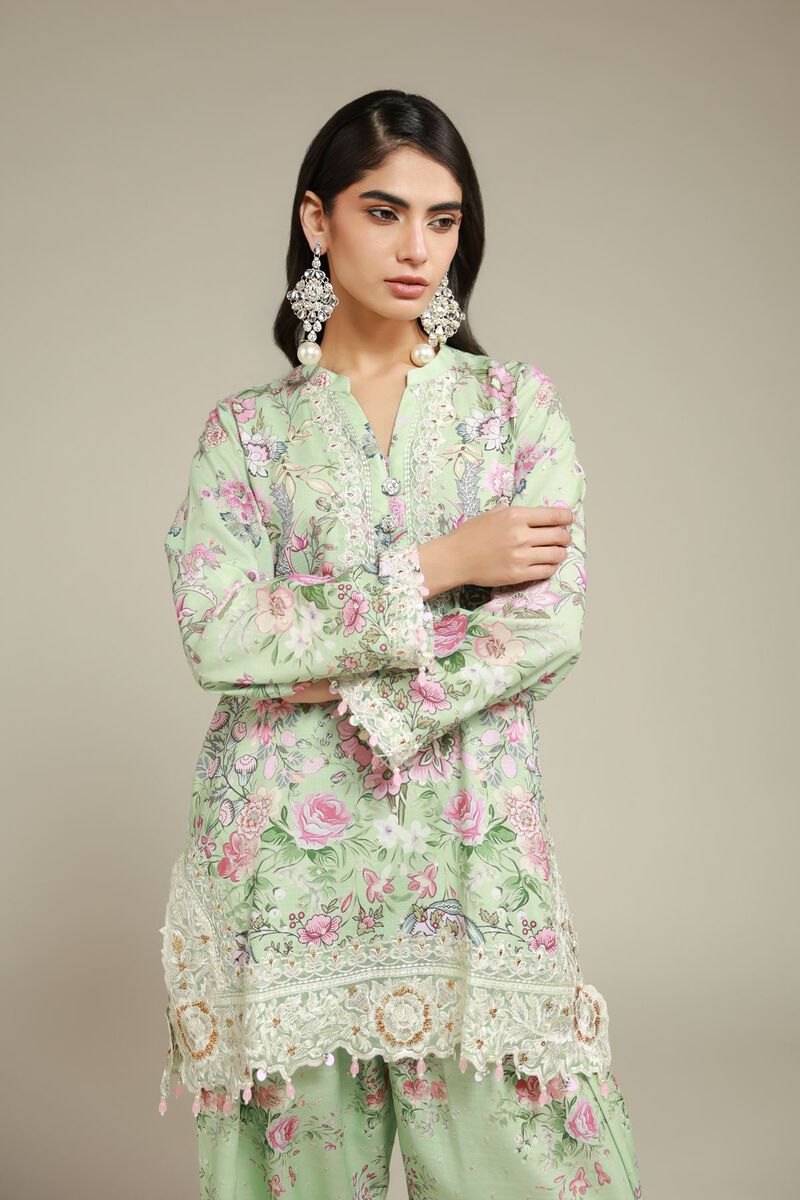 Embroidered | Raw Silk | Kurta | USD 65.00