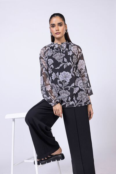 Printed | Georgette Chiffon | Blouse | USD 9.00