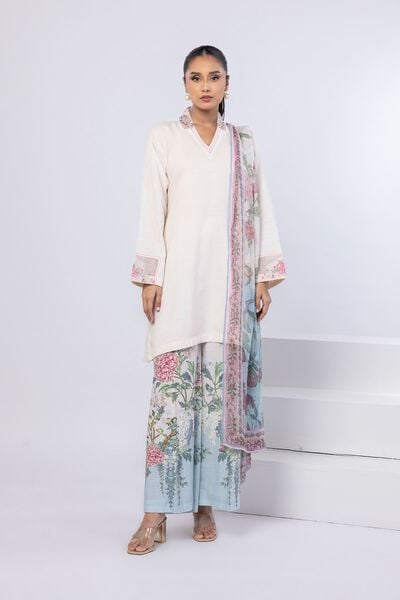 Printed | Dull Raw Silk | Pants | USD 18.00