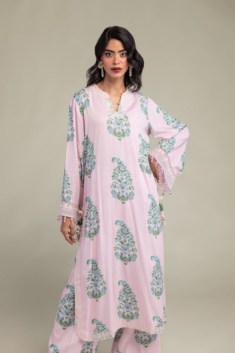 Embroidered | Raw Silk | Kurta | USD 65.00
