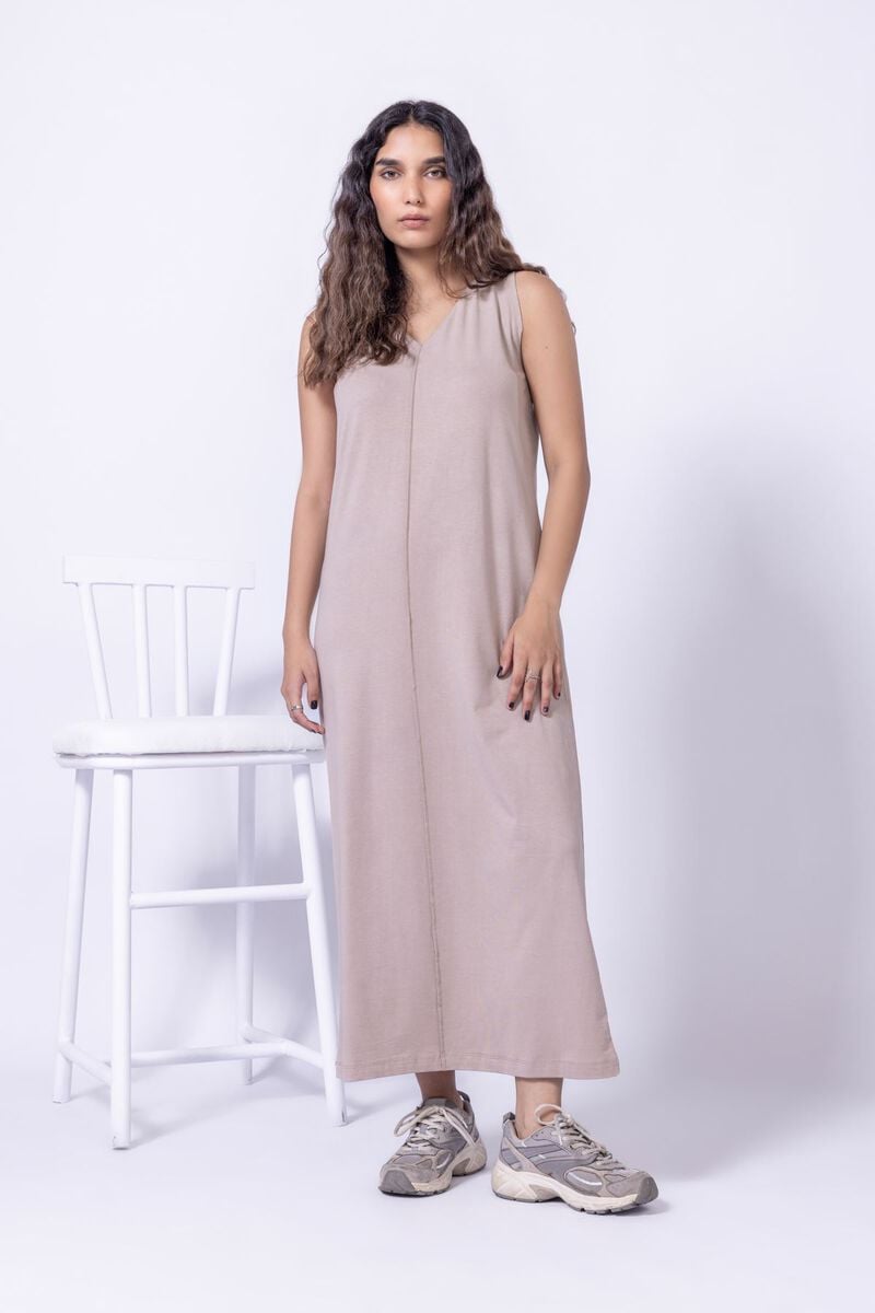 Dyed | Lycra Jersey | Maxi Dress | USD 7.50