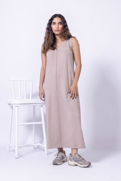 Dyed | Lycra Jersey | Maxi Dress | USD 7.50