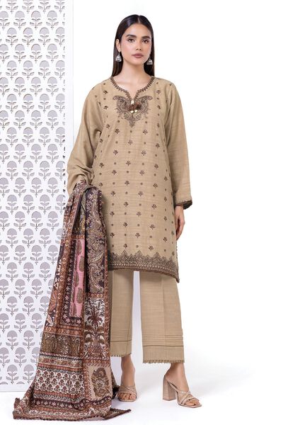 Embroidered | Light khaddar Messuri | Tailored 3 Piece | USD 40.00
