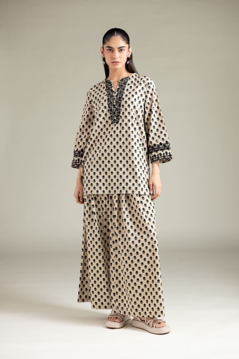 Textured Cotton | Trousers | USD 30.00