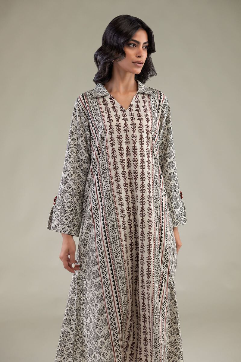 Printed | Cambric | Cambric Longline Kurta | USD 35.00