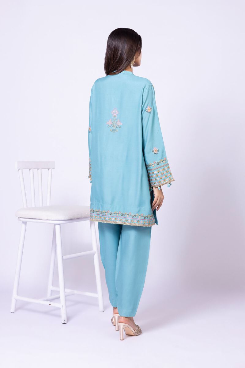 Embroidered | Viscose Oak Silk | Kurta | USD 60.00