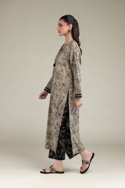 Printed | Cotton Viscose | Black Floral Pants | USD 30.00