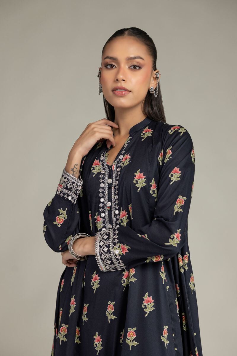 Embroidered | Cotton Viscose | Long Cotton Kurta | USD 45.00
