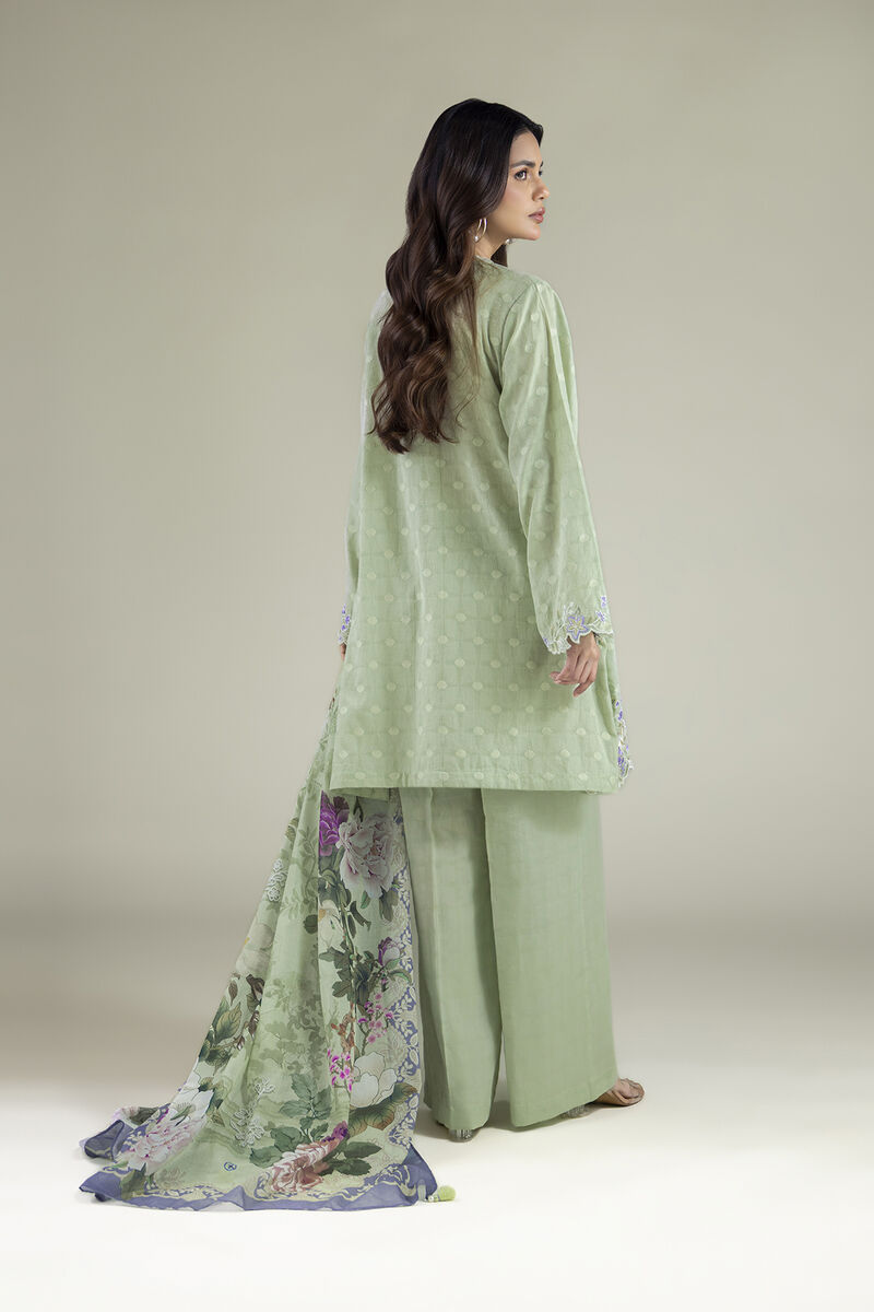 Embroidered | Broshia | 3-Piece Tailored Set | USD 80.00