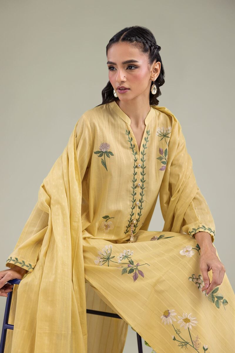 Embroidered | Textured Cotton | Dupatta | USD 30.00