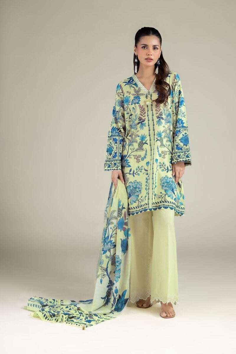 Embroidered | Messuri | Floral Tailored 3-Piece | USD 70.00