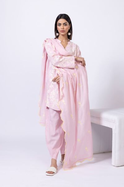 Embroidered | Slub lawn | Dupatta | USD 25.00