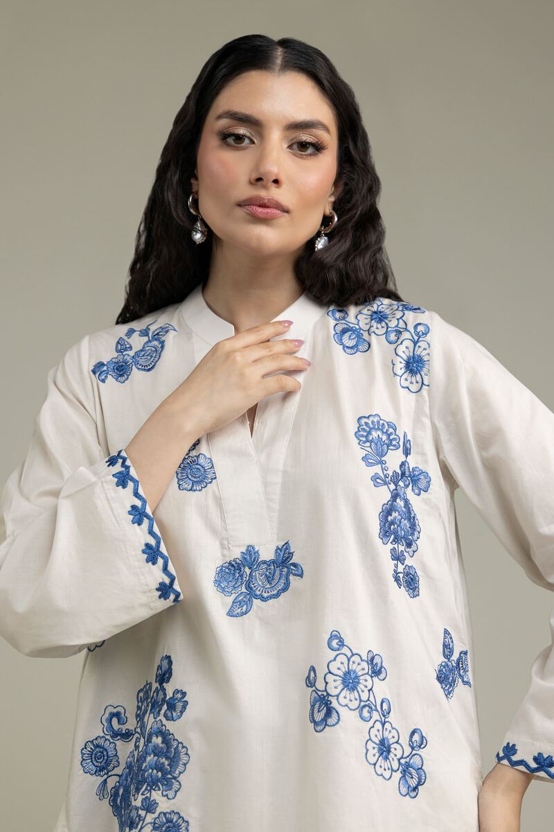 Embroidered | Cambric | Short Cambric Kurta | USD 40.00