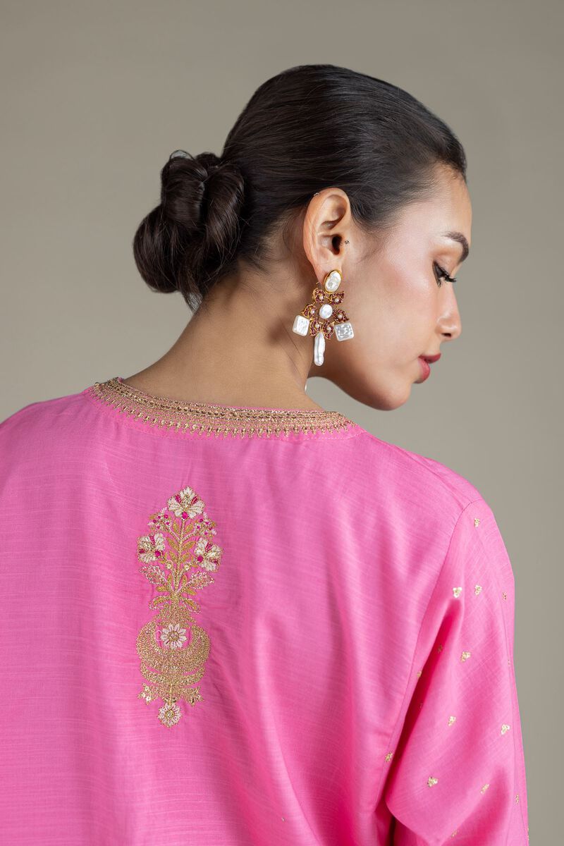 Embroidered | Raw Silk | Kurta | USD 60.00