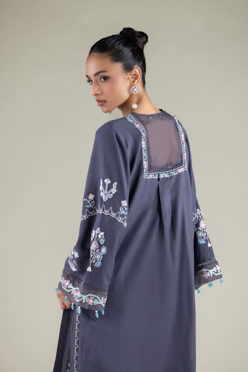 Embroidered | Raw Silk | Kurta | USD 70.00
