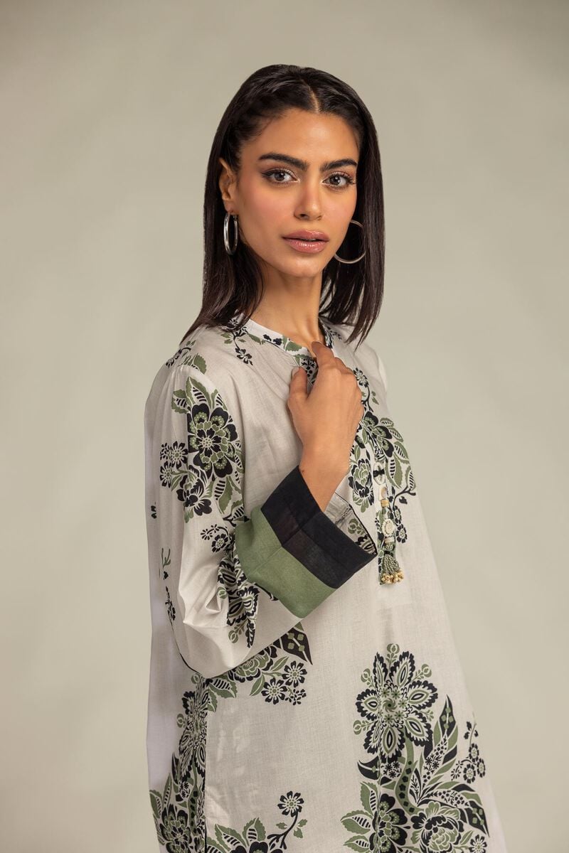 Printed | Cambric | Floral Cambric Kurta | USD 35.00