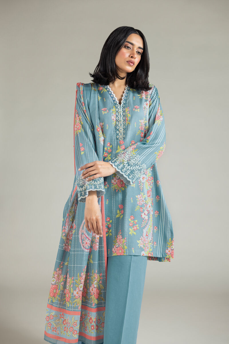 Embroidered | Textured Lawn | 3-Piece Tailored Lawn | USD 65.00