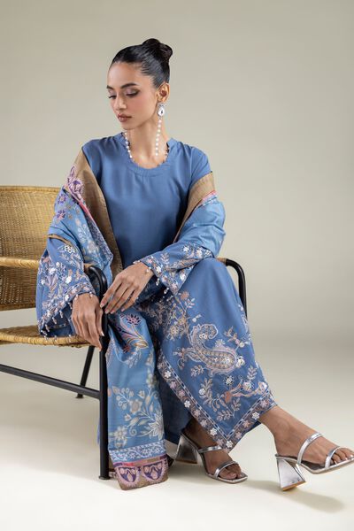 Embroidered | Raw Silk | Kurta | USD 65.00
