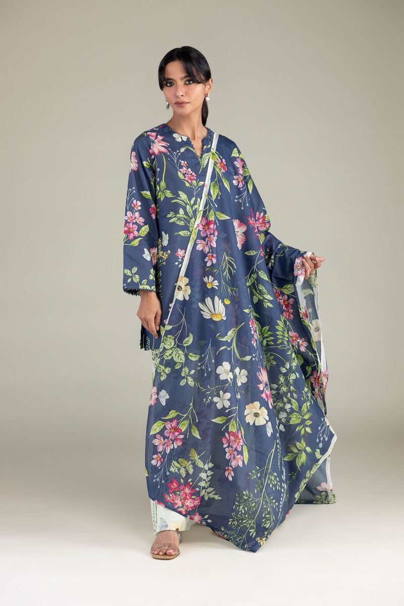 Printed | Lawn | Lawn Floral Dupatta | USD 30.00