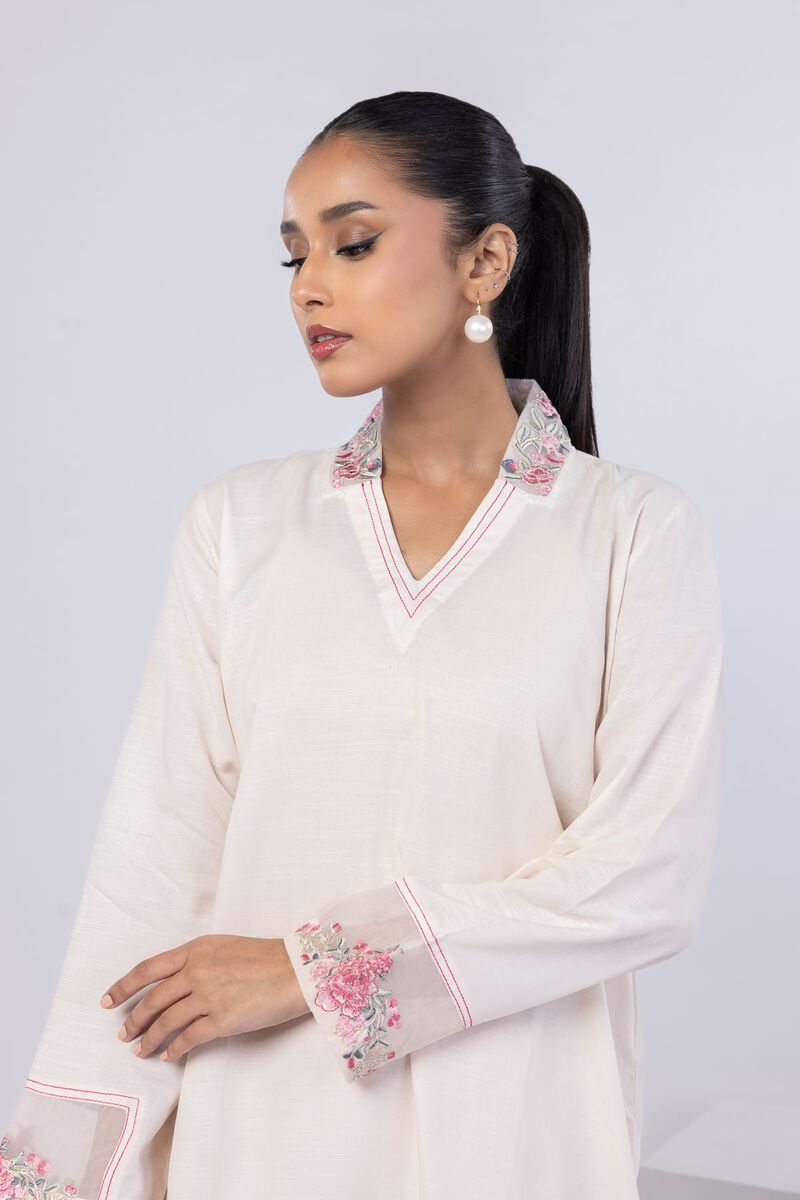 Embroidered | Dull Raw Silk | Kurta | USD 10.50