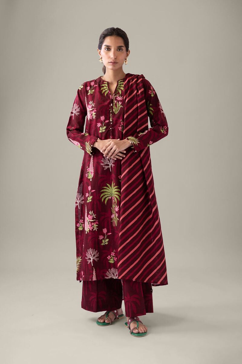 Printed | Textured Cotton | Dupatta | USD 15.00