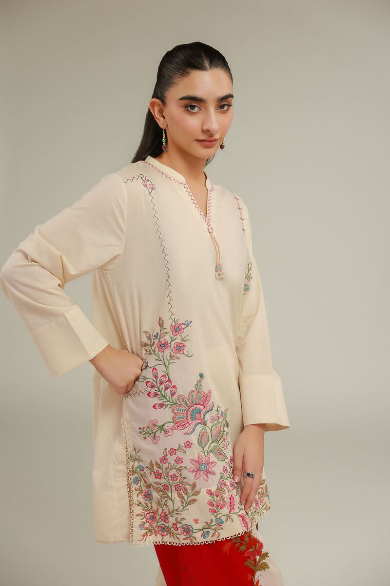 Embroidered | Cambric | Kurta | USD 40.00