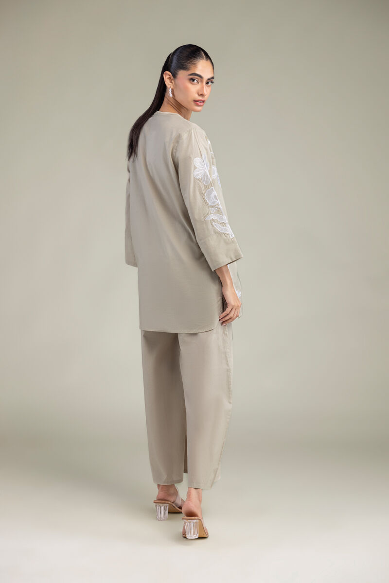 Embroidered | Cambric | Floral Cambric Tunic | USD 45.00