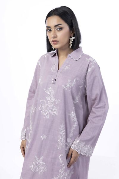 Embroidered | Heavy Textured Cotton | Tailored 2 Piece | Top and Bottom | USD 45.00