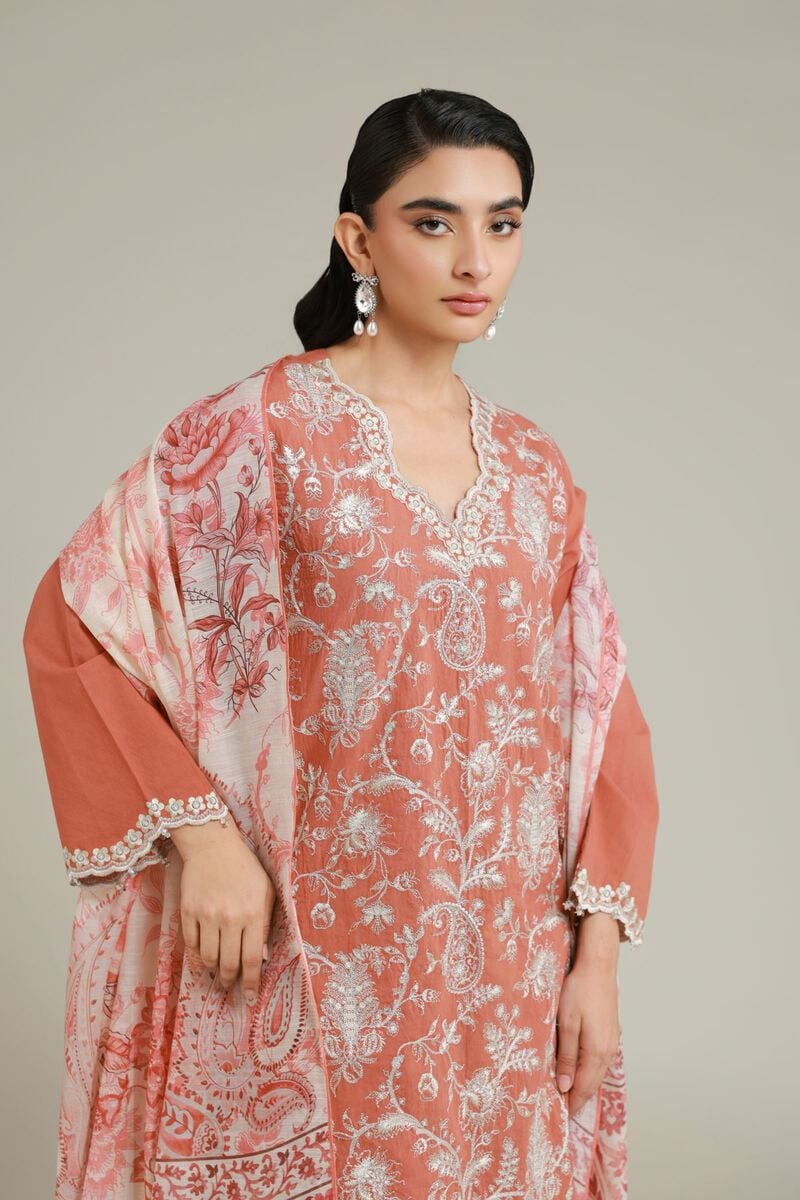 Embroidered | Cambric | Tailored 3 Piece | USD 75.00