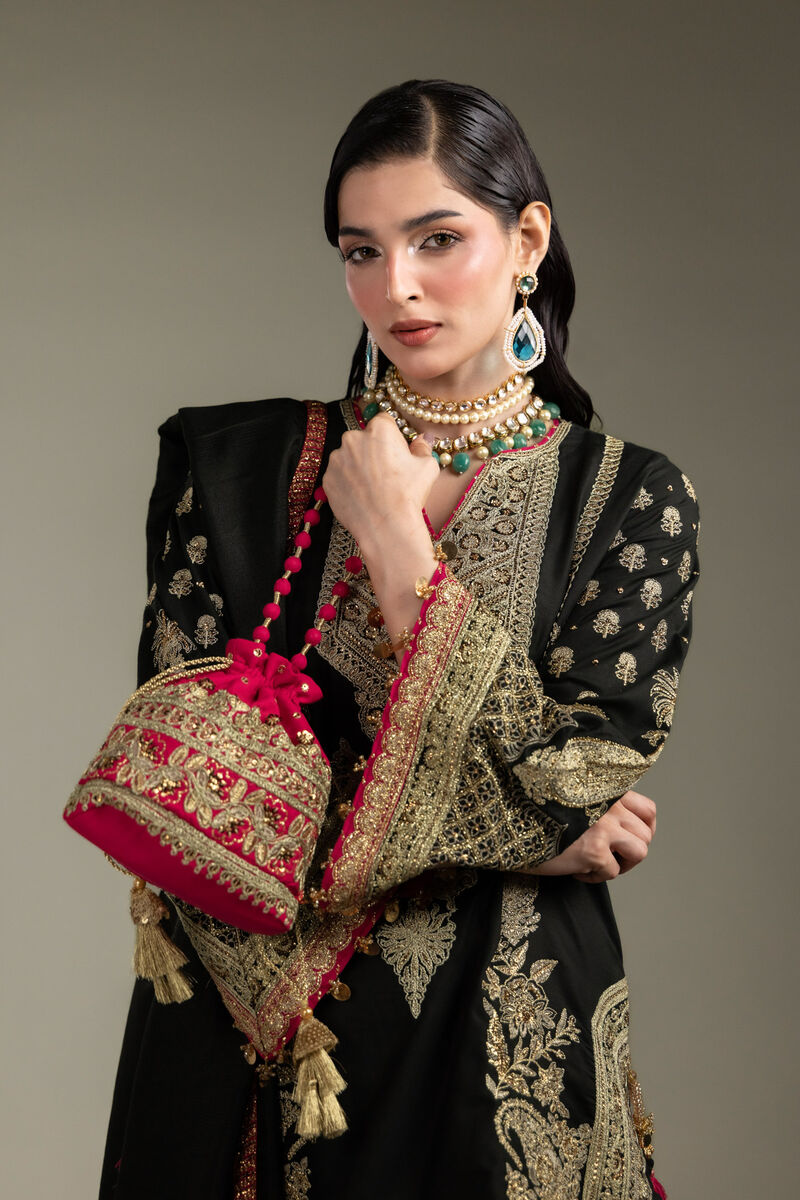 Embroidered | Raw Silk | 3-Piece Co-ord Set | USD 210.00