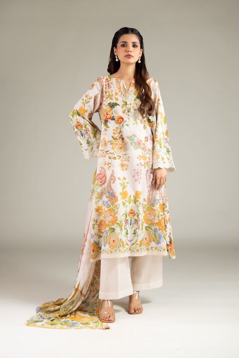 Embroidered | Lawn | Floral Tailored 3-Piece | USD 65.00