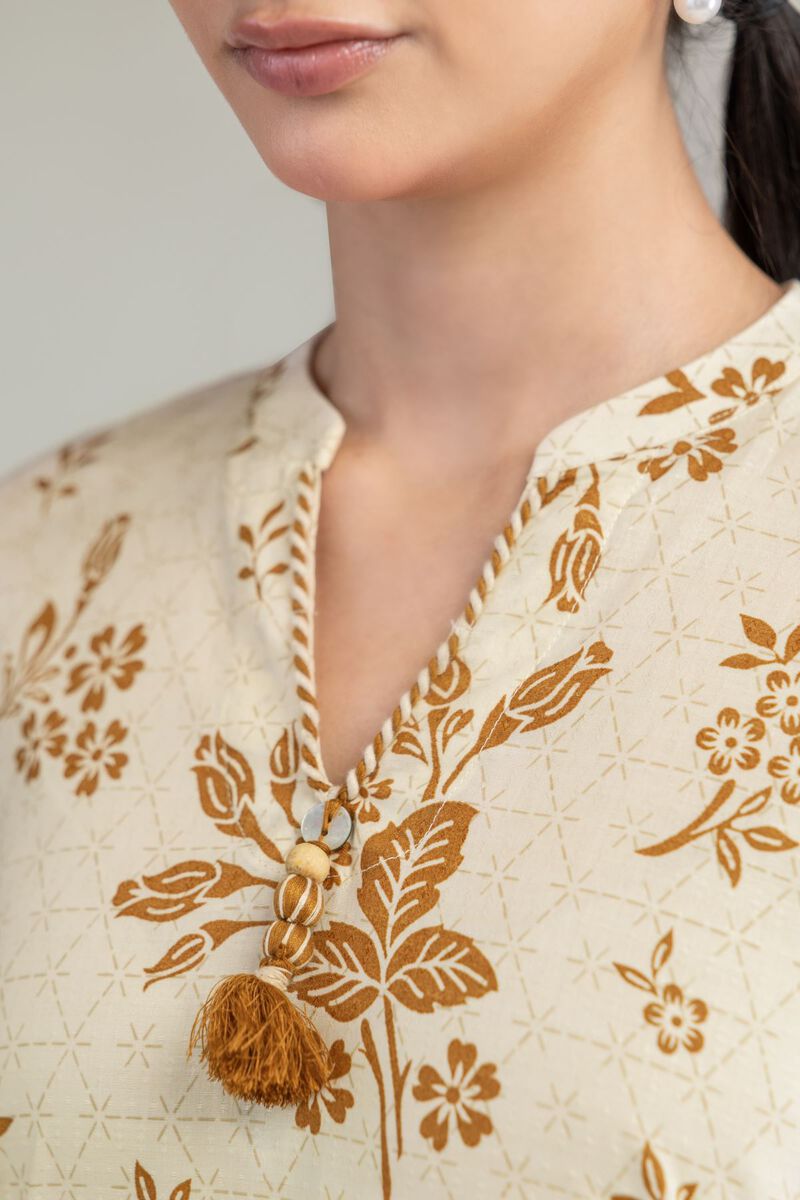 Printed | Cotton Dobby | Short Cotton Kurta | USD 35.00