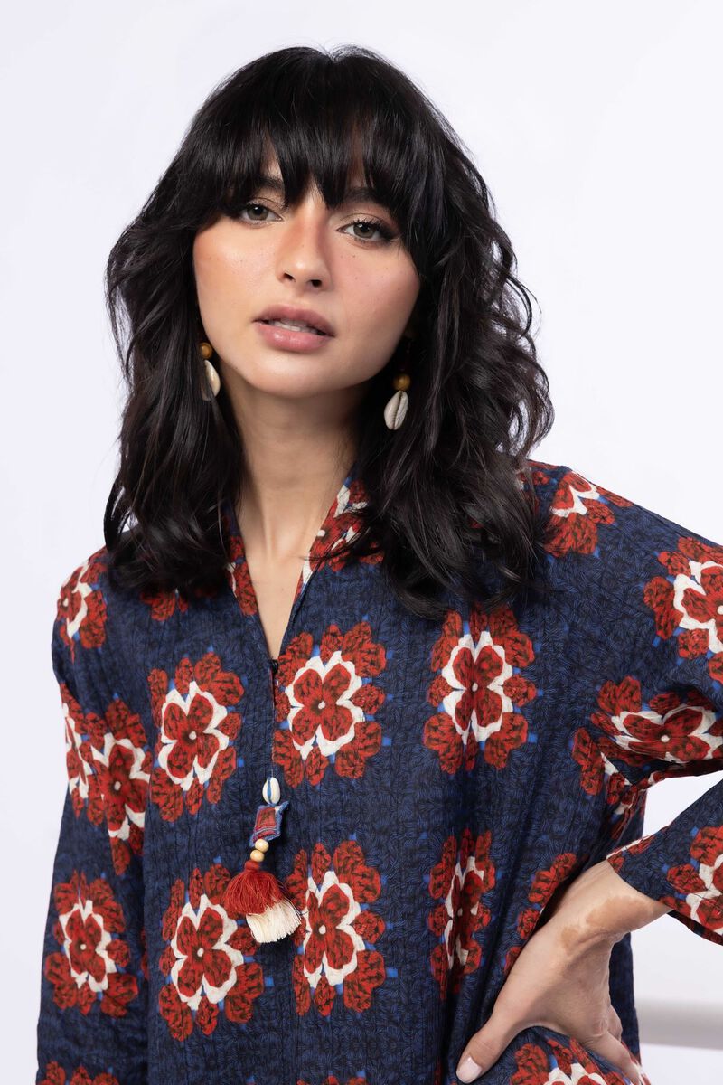 Printed | Double Layer Striped | Kurta | USD 15.00