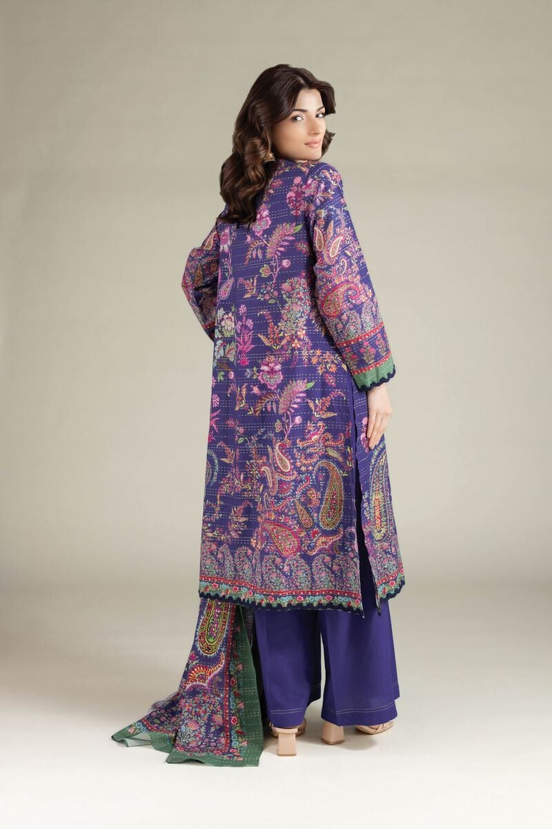 Printed | Mesuri Dobby | Tailored 3 Piece | USD 65.00