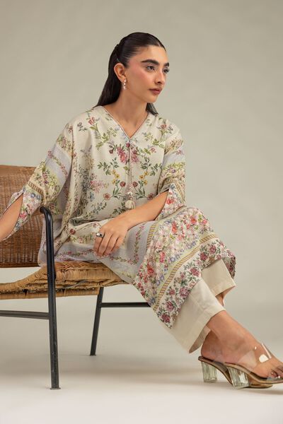 Printed | Raw Silk | Solid Silk Pants | USD 35.00