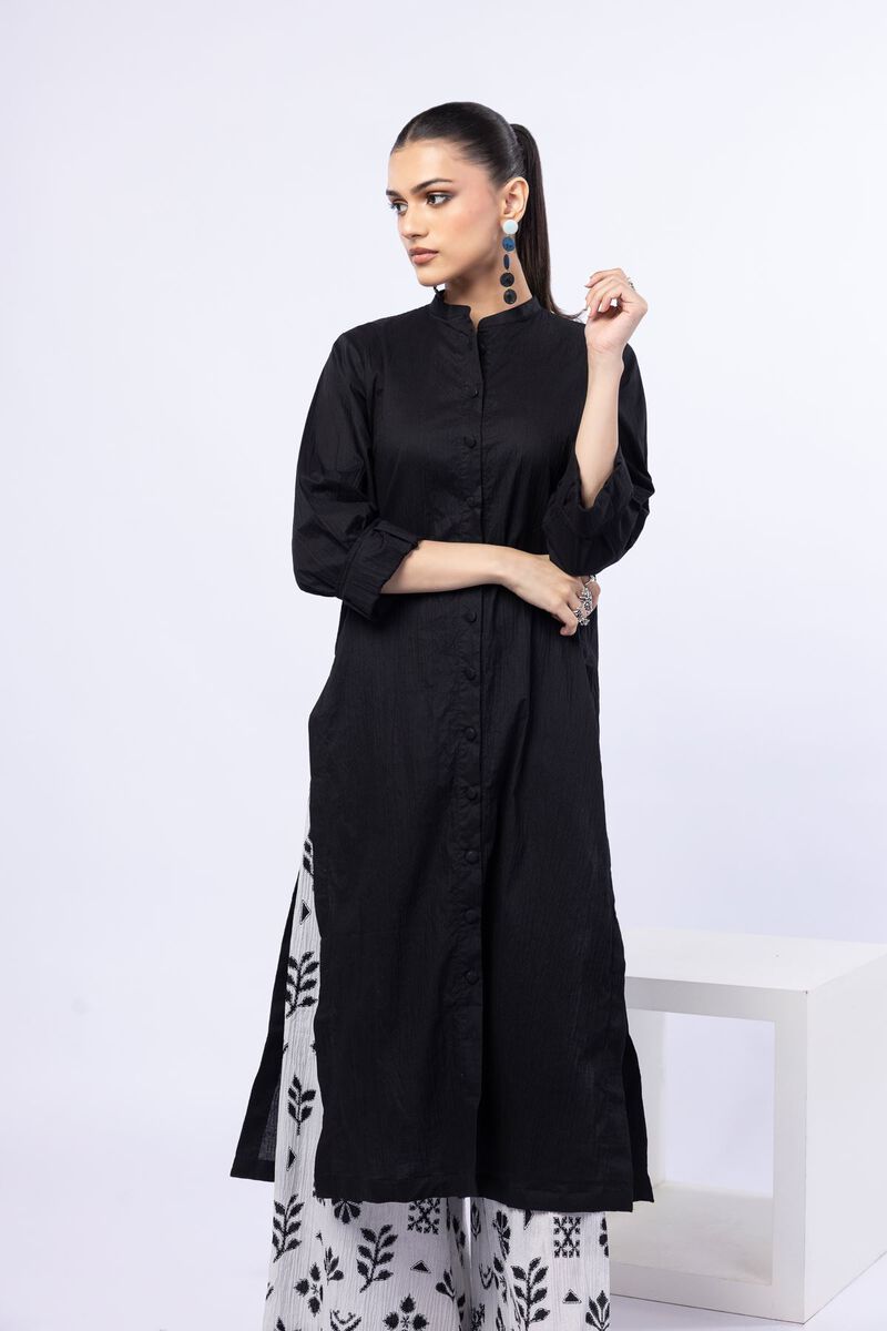 Dyed | Ripple Crinkle | Kurta | USD 25.00