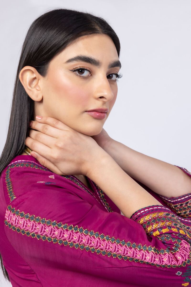 Embroidered | Russian Raw Silk | Kurta | USD 50.00