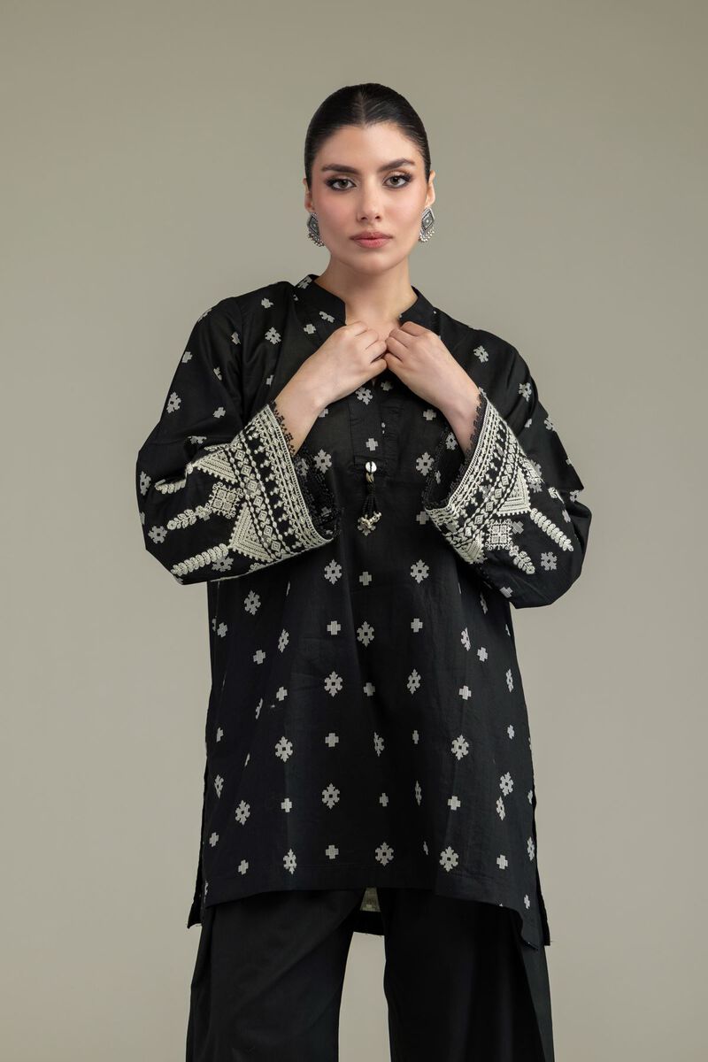 Embroidered | Lawn | Black Lawn Kurta | USD 35.00