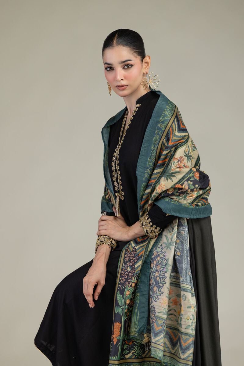 Printed | Polyester Silk | Floral Silk Dupatta | USD 30.00